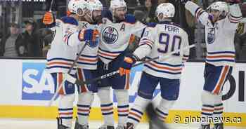 Oilers rally for NHL-record 5th straight time, beat Golden Knights 4-2 in 2nd-round playoff opener