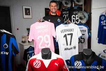 Merlin (45) heeft meer dan honderd wedstrijdshirts van Club Brugge: “Liefst met zweetgeur en modder”