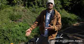 Croydon car park has homeless man sleeping in bay as shoppers find spaces next to fly-tipped waste