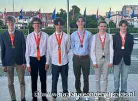 Nederlands scholierenteam haalt zilver en brons binnen tijdens Science Olympiade
