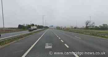 Live updates as crash closes motorway lane near Cambridge