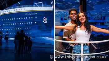 New multi sensory Titanic experience due to dock in London