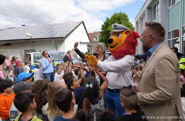 POL-OF: Kinderkommissar LEON in Erlensee: LEON-Hilfe-Inseln vor 180 Vorschulkindern vorgestellt!