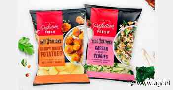 Nieuwe gesneden groenten met smaakvolle kruidenmengsels en sauzen