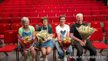 Ekerse Theaterzaal zet vier drijvende krachten in de bloemetjes na jarenlange service