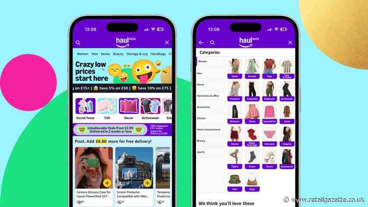 Amazon launches cut-price Haul offer to lure UK shoppers from Temu