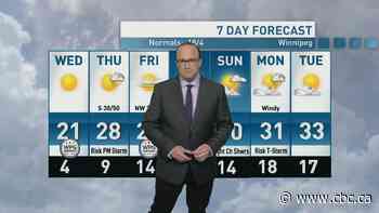 Riley Laychuk's Manitoba forecast for Wednesday, May 7, 2025