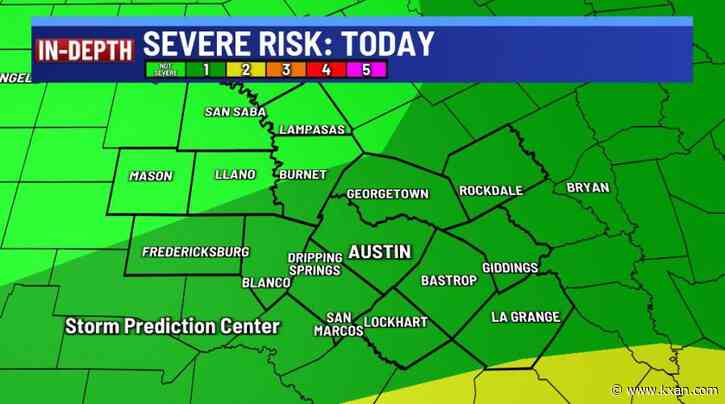Isolated storms midweek but drier, sunnier by the weekend