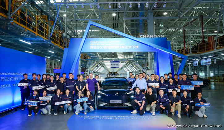 Erste Deepal-SUVs verlassen Werk in Nanjing nach Europa