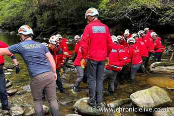 Huge emergency response in Northumberland as man falls 10 metres from riverside path onto rocks