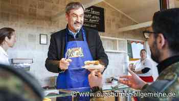 Neuburger Geschwader: Markus Söder sagt Danke mit einem Weißwurstfrühstück