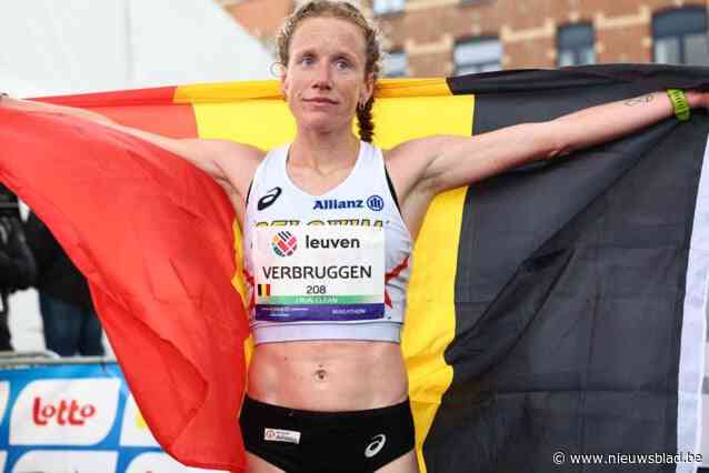 Hanne Verbruggen wordt met nieuw persoonlijk record op twee na snelste Belgische ooit op halve marathon