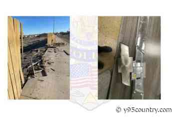 Wyoming Motorist Destroys Fence After Driving On Sidewalk