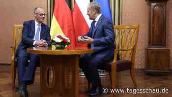 Liveblog zur Bundesregierung: ++ Merz besucht Tusk in Warschau ++