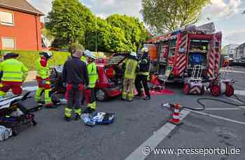 FW Datteln: Verkehrsunfall mit lebensbedrohlichen Verletzungen fordert Feuerwehr und Rettungsdienst