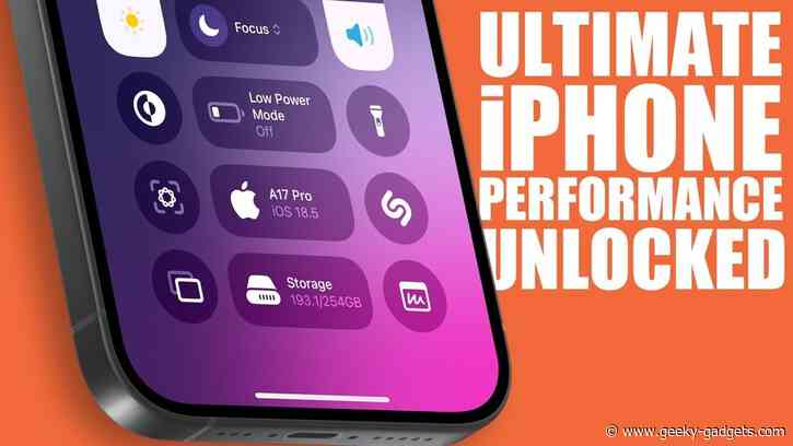 The Ultimate iPhone Performance Masterclass: Unlock True Speed & Responsiveness.