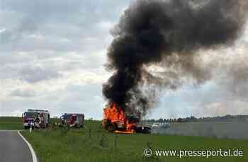 POL-PDWIL: Brand eines Teleskopladers