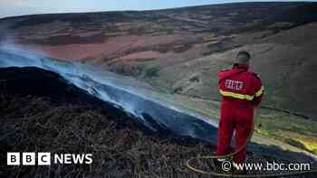 Crews leave moorland fire scene after 'tough' week