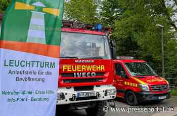 FW-DT: Stromausfall in Teilen Hiddesens - Feuerwehr richtet Leuchtturm ein