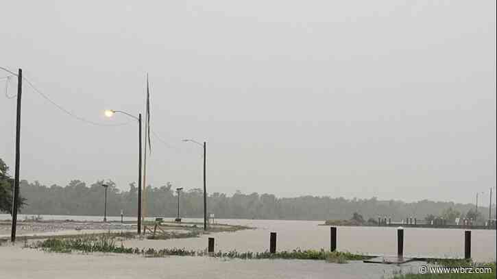 St. Mary Parish buildings damaged, roads flooded after Tuesday's heavy rainfall, strong winds