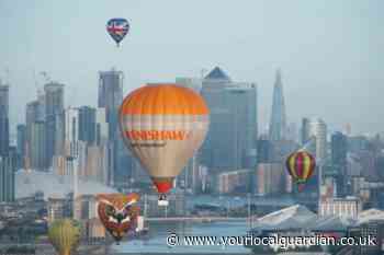 Dozens of hot air balloons to fly over London this weekend for special event