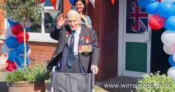 Pupils' surprise guard of honour for Wirral war hero ahead of VE Day anniversary