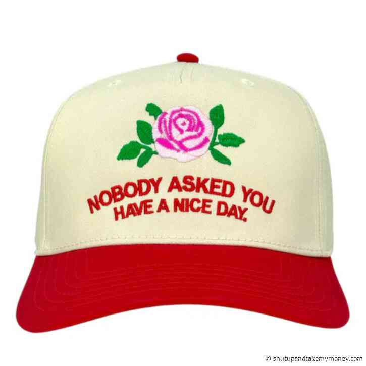 Nobody Asked You Hat Custom Embroidered