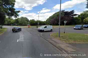 Pedestrian involved in car crash on busy road in Cambridgeshire city