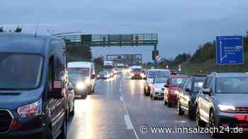Auslösung der Höhenkontrolle bei Ampfing und Geisterfahrer in der Rettungsgasse