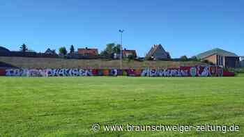 Sportplatz in Wendhausen: Wer steckt hinter dem XXL-Graffiti?