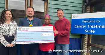 Families raise more than £19,000 for cancer centre