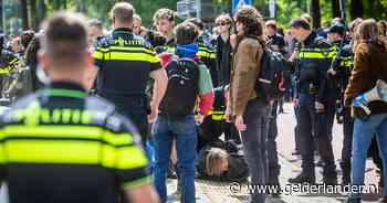 Bijtwonden, klappen en veel politie op de campus: dit is hoe het enorm misging bij het pro-Palestinaprotest in Nijmegen