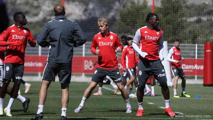 Mika Biereth présent à l’entraînement de l’AS Monaco et disponible pour le match face à Lyon