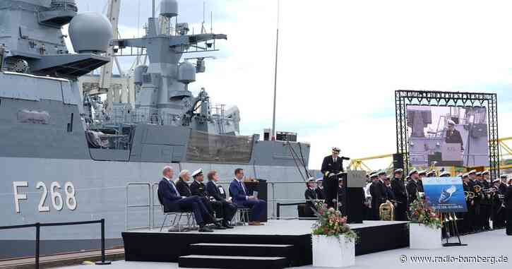 Korvette «Augsburg» in Hamburg getauft