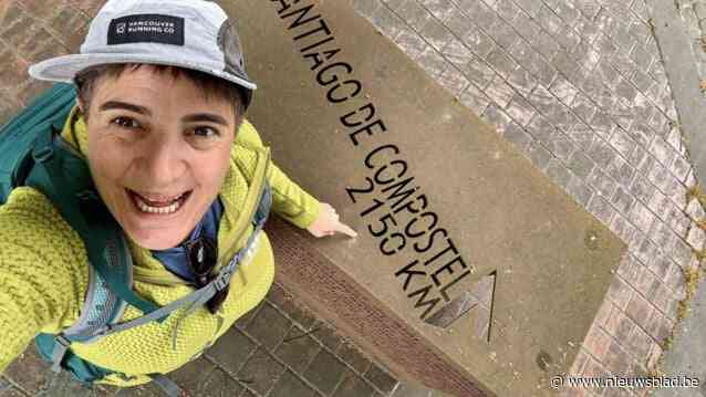 Liesbeth Balemans te voet op weg naar Santiago de Compostela: “Het kriebelde om nog eens een avontuur te ondernemen”