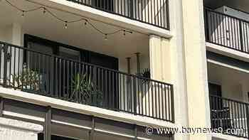 Engineering crews installing support beams at evacuated Clearwater condo