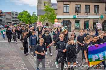 Stoet met bijna 500 leerlingen vormt apotheose van project rond vrede