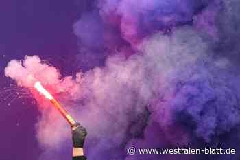 Geldbuße wegen Pyrotechnik