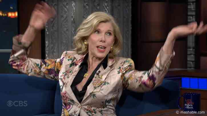 Christine Baranski tells Stephen Colbert who hated dancing on Mamma Mia