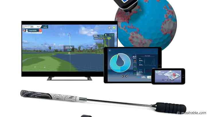 Train at home ahead of tee time with a $90 golf simulator