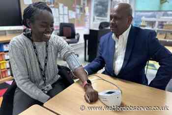 Teacher from Watford urges everyone to get blood pressure checked