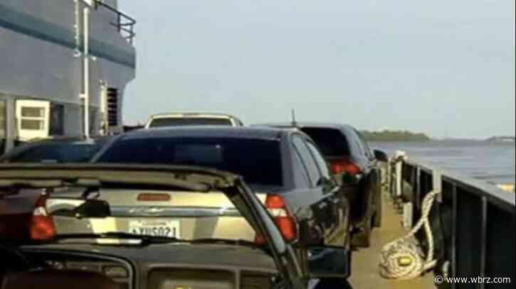 Plaquemine ferry out of service Thursday afternoon after sustaining damage