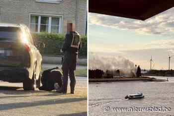 Hevige brand na mogelijke brandstichting in strandbar in Antwerpen: verdachte gearresteerd