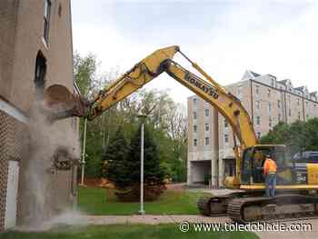 Photo Gallery: Demolition of Sullivan Hall starts on University of Toledo's campus