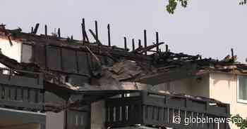 Smoking near oxygen tank led to massive apartment fire in northeast Edmonton