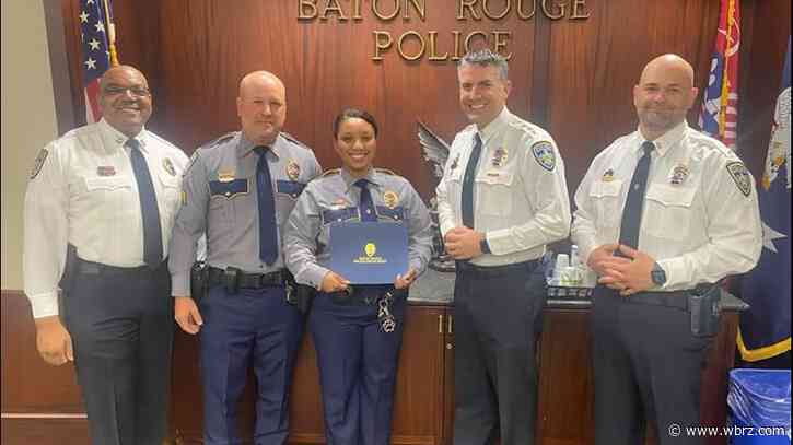 BRPD detective honored after identifying four suspects in shooting, armed robbery on North Foster Drive