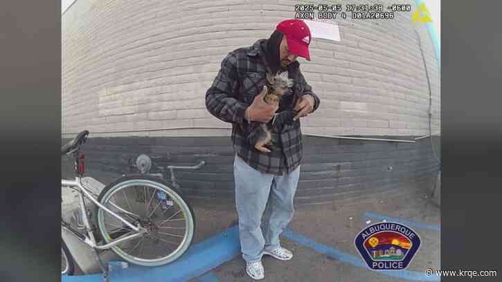 The criminal history of the man who threw a dog at an Albuquerque police officer