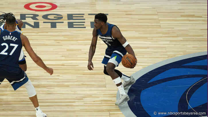 Edwards returns after injury scare in Warriors-Timberwolves Game 2