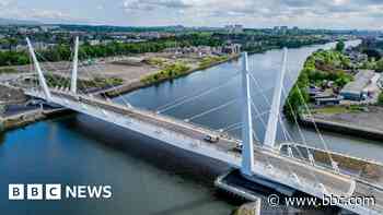 New Clyde road bridge which lets ships pass opens to traffic