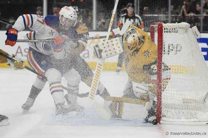 Draisaitl scores in OT to give Oilers a 5-4 win over Golden Knights and a 2-0 series lead